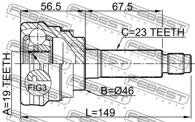 MATIZ 1110-M100 FEBEST