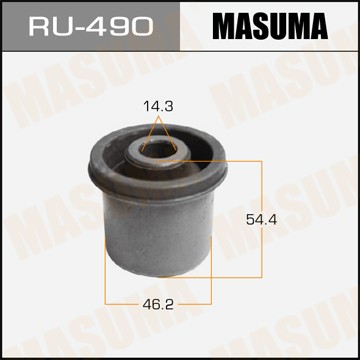 Сайлентблок "Masuma"  PAJERO/MONTERO.V64W, V65W, V68/W front Ru-490 RU-490 MASUMA