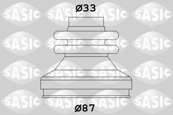 к-кт пыльника ШРУСа внутреннего!\ Citroen Jumper, Fiat Ducato all 94-02 2873783 SASIC