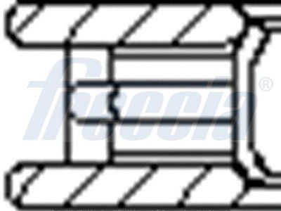 Комплект поршневых колец на 1 цилиндр FORD STD d83 FR10216200 FR10216200 FRECCIA