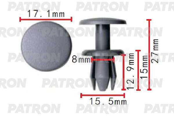 BMW/MINI Пистон крепления обшивки багажника P371663 PATRON