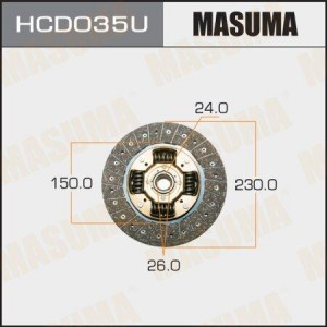 диск сцепления!\ Honda CR-V 2.0i 02-06 HCD035U MASUMA