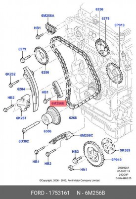 НАПРАВЛЯЮЩАЯ 1753161 1 753 161 FORD