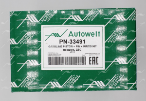 PN-33490 PN-33490 поршень с кольцами STD NISSAN QR25DE PN-33490 AUTOWELT