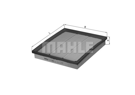 Фильтр воздушный LX2683 MAHLE KNECHT