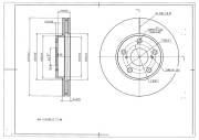 Диск тормозной передний AVANTECH BR3022S AVANTECH