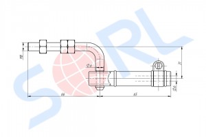 Тяга уровня пола BPW, KOGEL, SAF, Schmitz (4334010030) SORL 29080060088 SORL