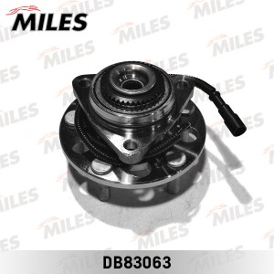 Ступица колеса передняя с подшипником SSANGYONG ACTYON I-II/SPORTS I-II/KYRON/RE DB83063 MILES