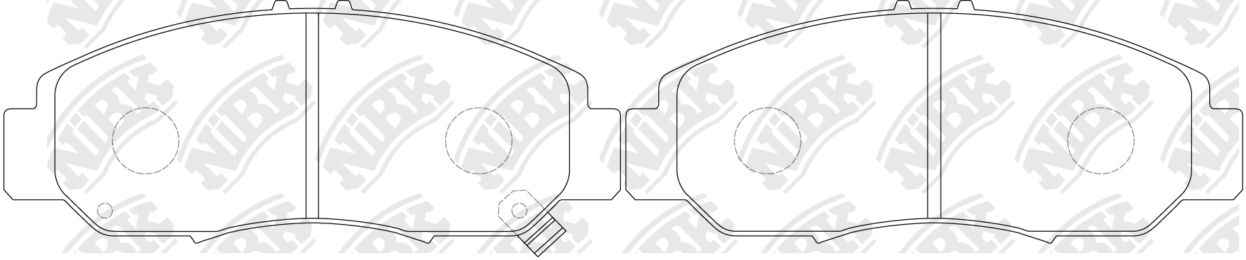 PN8465S-NIBK колодки дисковые передние! PERFORMANCE\ Honda Legend 3.5 96> PN8465S NIBK