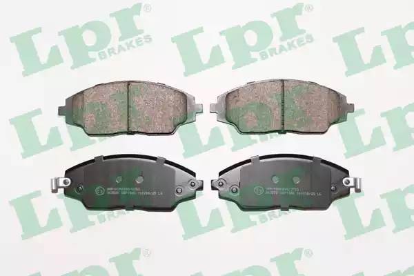 Колодки тормозные дисковые 05P1846 05P1846 LPR