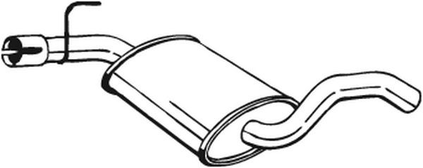 Резонатор VW Golf 3 BOSAL 233-693 BOSAL