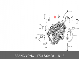 Датчик положения распредвала SSANGYONG G4 Rexton (20-)(G20D) OE 1731530428 SSANG YONG