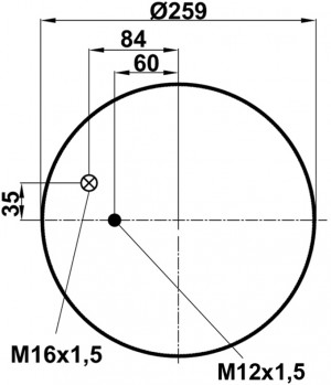 MAN 4-SERIE TGA (2000-2008) без стакана T0070-4884V1 TOPCOVER