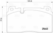 Колодки тормозные AUDI A7 (15-) передние (4шт.) TRIALLI PF4170 TRIALLI