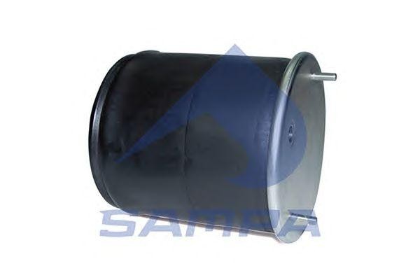 Пневморессора со стаканом (пластик) 2шп.-M12 + 1 отвер.M22 под возд. (стакан 4 о SP554023KP SAMPA