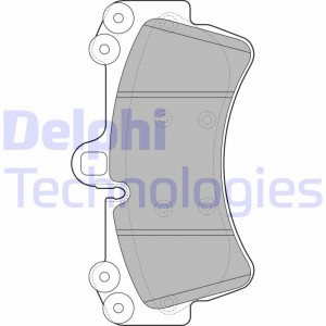 LP1997 колодки дисковые п.\ VW Touareg 3.2/3.6/4.2/6.0/3.0TDi диск 18' 02> LP1997 DELPHI