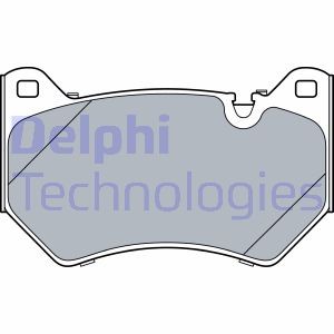 LP3529 колодки тормозные передние!\ Audi Q5, 16> LP3529 DELPHI