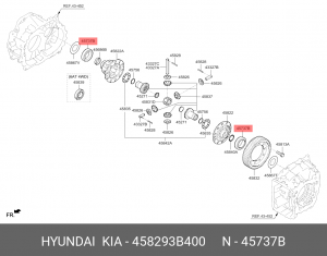 Подшипник дифференциала 458293B400 HYUNDAI KIA