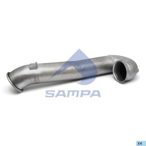 Труба глушителя DAF # 1684682 052.189 SAMPA