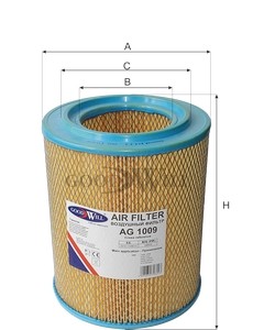 Фильтр воздушный AG1009 AG 1009 GOODWILL