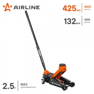 Домкрат подкатной 2.5т INDUSTRY однопоршневой (MIN - 132мм, MAX - 425мм) (AJ25FI AJ25FI430 AIRLINE