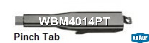 Щетка стеклоочистителя бескаркасная WBM4014PT WBM4014PT KRAUF