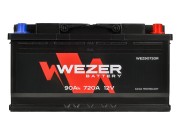 аккумуляторная батарея! 90Ah 720A +справа 353/175/190\ WEZ90720R WEZER