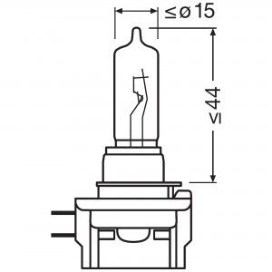 Лампа 12V H9B 65W PGJY19-5 2100лм OSRAM 64243 OSRAM