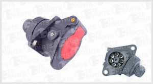 Розетка 7 pin abs/ebs (винтовое соединение) КамАЗ 7994043 TE PARTS
