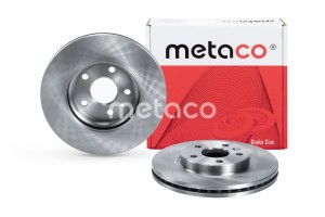 Диск тормозной передний вентилируемый 3050017 METACO