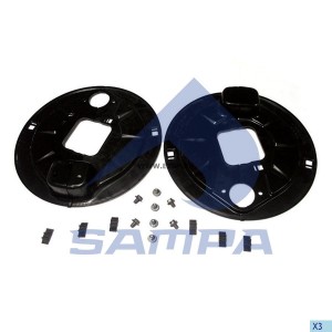 Щиток BPW барабана тормозного пылезащитный (комплект на ось, d120 SN4220) SAMPA 070.537 SAMPA