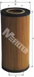 фильтрующий элемент масла !(бп)H220.7 D111 d56 \ DAF CF85/XF95/105 05> TE643 MFILTER AUTOMOTIVE FILTERS
