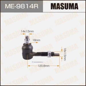 наконечник рулевой правый!\ Toyota Avensis AZT250/CDT250 ME-9814R MASUMA