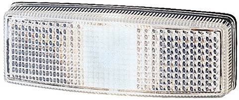 Фонарь габаритный на крышу оранжевый (автопоезда) MB Actros/Axor 2PF006679-017 HELLA