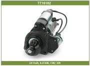 Стартер КАМАЗ дв.CUMMINS 4ISBe185,6ISBe270,285,300 24В z=10 6кВт TESLA TECHNICS TT16182 TESLA TECHNICS