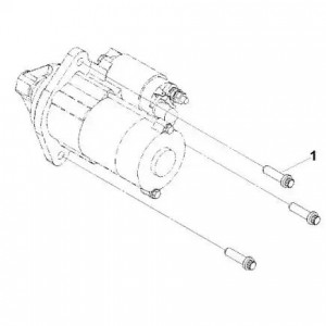 Болт М10х1,5х35 стартера ГАЗ ISF 2.8, ISF 3.8, КАМАЗ ISBe (Haffen) 0646 HAFFEN