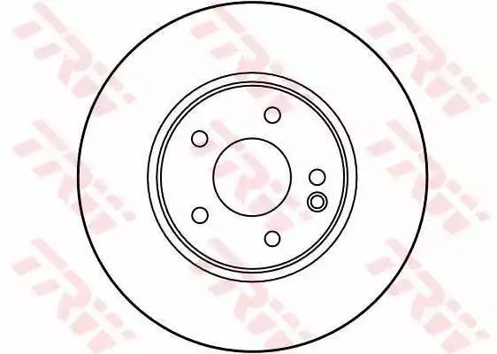 Диск тормозной MERCEDES C (W202) передний (1шт.) TRW DF2812 TRW