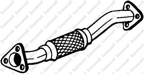 Труба выхлопная PEUGEOT Boxer (09-) (гофра) BOSAL 700-125 BOSAL