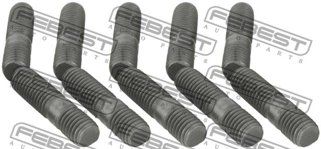 Шпилька выпускного коллектора SKODA OCTAVIA (1U/1Z) (компл- 10 шт) 2398-003-PCS1 2398-003-PCS10 FEBEST