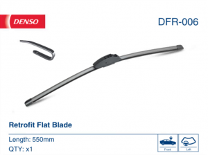 Щетка стеклоочистителя 550мм бескаркасная DENSO DFR006 DENSO