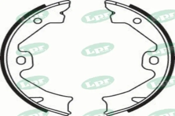 Комплект тормозных колодок 08140 08140 LPR