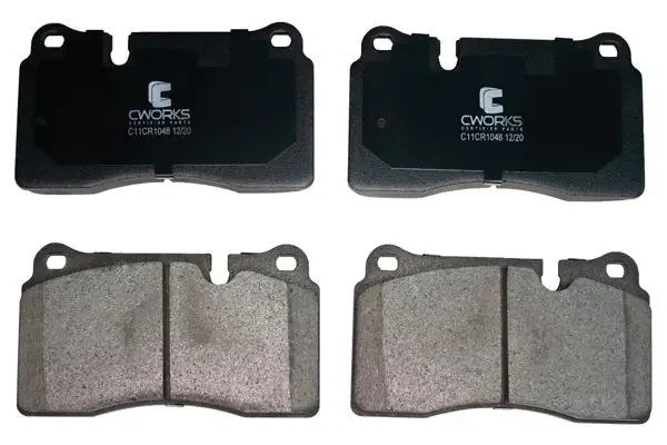 Колодки тормозные передние (Low Metallic) C11CR1048 CWORKS