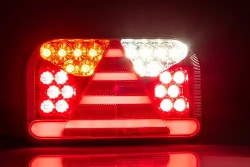 фонарь задний! LH, LED 6-функциональный, 240х140 с проводом 1м\ Universal FT170LNTLED FRISTOM