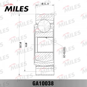 ШРУС внутренний VW T5 1.9TD-2.0 03- (GKN 304839) GA10038 GA10038 MILES
