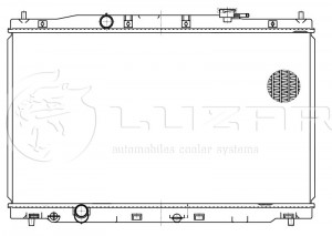Радиатор охл. для а/м Honda CR-V (12-) 2.0i M/A  LRc2314 LRC2314 LUZAR