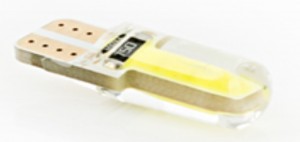 Лампа светодиодная W5W 12V "NORD YADA" (T10 (2 LED) COB (size 13 мм х 1,5 мм ) б 906070 NORD YADA