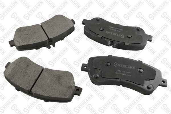 колодки дисковые перед.! с антискрип. пл.\ MB X204 2.2CDi/3.2CDI/3.5CDI 08> 000-330B-SX STELLOX