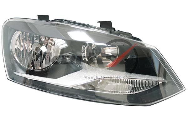 Фара VW Polo (10-) передняя правая KORTEX KHL8016STD KORTEX