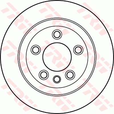 Диск тормозной задний AUDI Q7 (4L), VW TOUAREG (7L_, 7P5) DF4487S DF4487S TRW