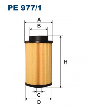 Фильтр топливный PE977/1 PE9771 FILTRON